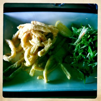 Calamari, Rocket and Apple Salad