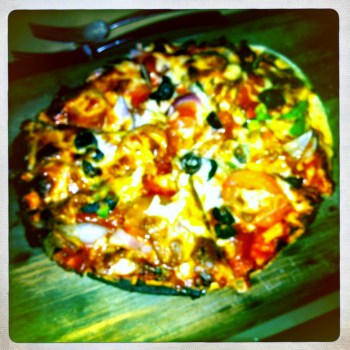 MS' Supreme Wood-fired Pizza with extra Chorizo