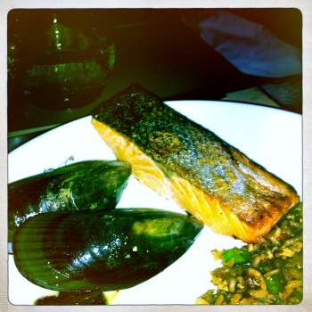 Just one of the Salmon Fillets eaten that night