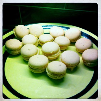 Strawberry Macaroons