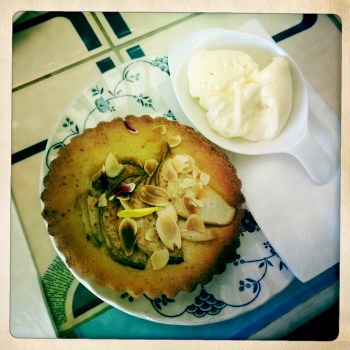 Almond, Pear and Frangipane Tart