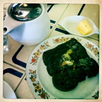 Warm Banana Bread with Butter