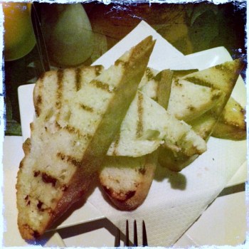 The sourdough that came with the dips