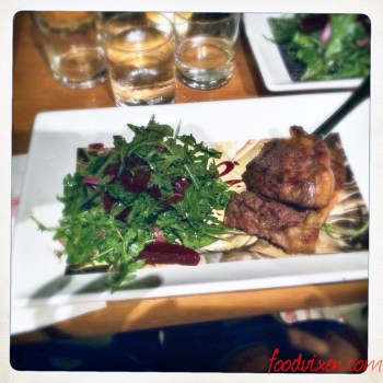 Silkwood Hand Reared Cattle - Sirloin Steak (300g) Dry Rubbed with House Spices Served with Slow Roasted Baby Beetroot, Persian Fetta and Local Rocket for AU$28