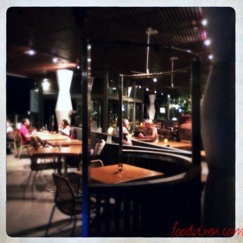 Our booth for the evening