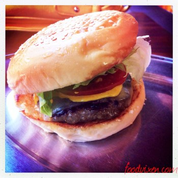 Huxtaburger - Beef pattie, mustard, mayo, tomato sauce, tomato, cheese, lettuce and pickles for AU$9