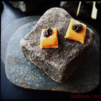 Smoked Eel, White Chocolate and Caviar