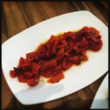 Mezedes of Chargrilled Red Peppers