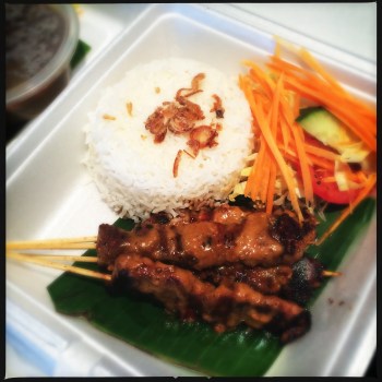 Takeaway Indonesian Satay (AU$13)