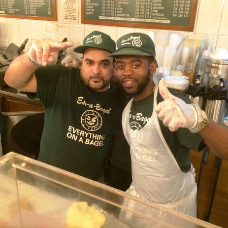 Big shout-out to these super dooper bagel artists and all round awesome guys - Mad Rican and Gavin