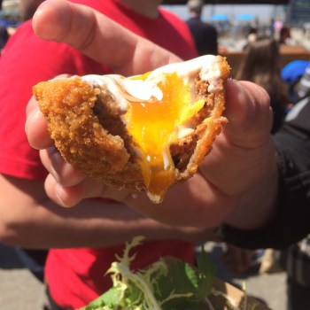 Scotch Eggs cooked to perfection!