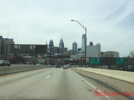 Driving into Philly!